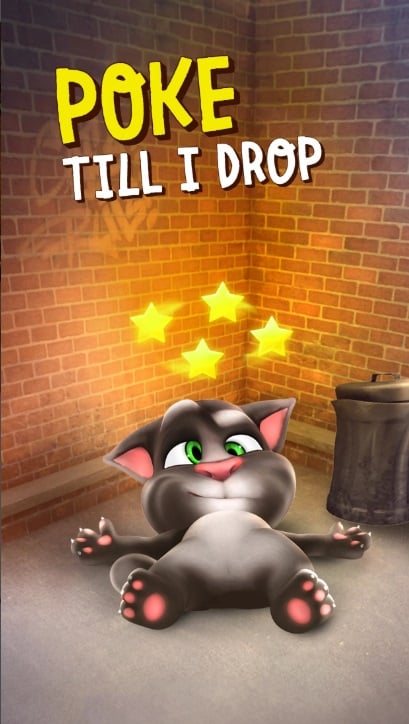 talking-tom-cat-mod-apk-3 Trêu chọc Tom bằng những lần vuốt ve hoặc là đánh cho mèo của bạn ngã ngửa trong Talking Tom Cat MOD APK