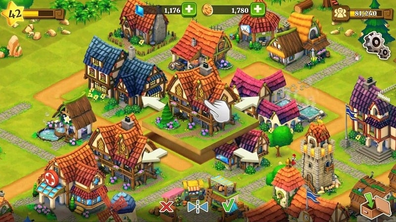 Town Village Farm Build City mod