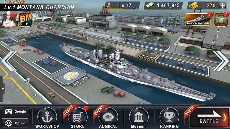 Warship Battle mod download