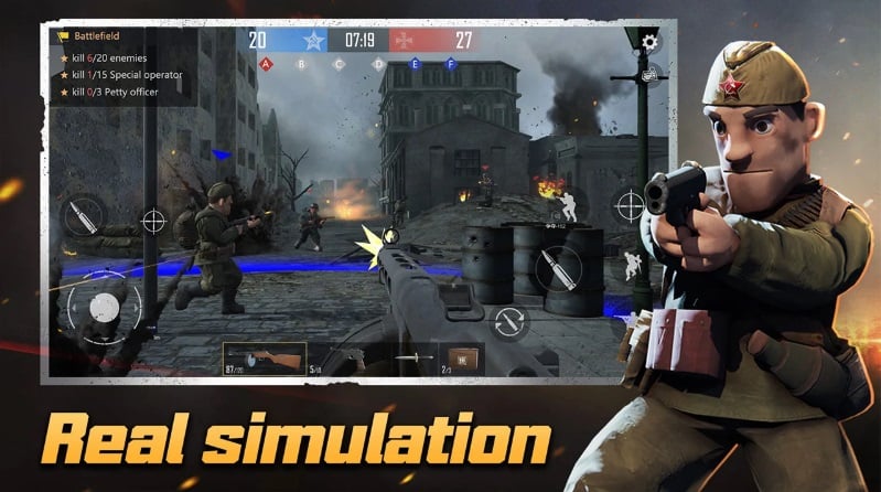 world-war-e285a1-mod-apk-3 Tham gia vào các trận chiến chống lại kẻ thù xâm lược trong World War Ⅱ MOD APK