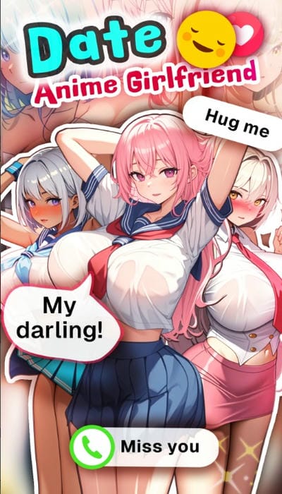anime-girlfriend-school-harem-mod-apk-2 Tham gia vào những buổi hẹn hò với người yêu của mình trong Anime Girlfriend School Harem MOD APK