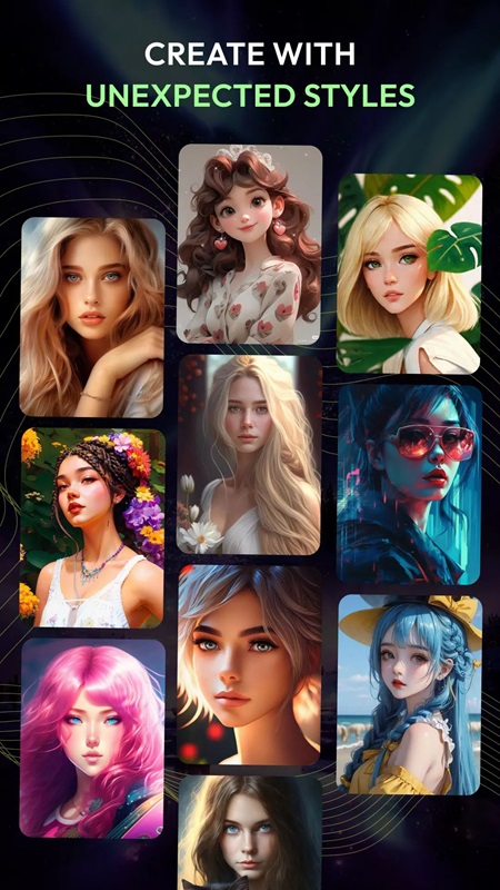 beautifyx-mod-apk-6 Tạo ảnh nghệ thuật AI nhanh chóng với nhiều mẫu độc đáo trong BeautifyX MOD APK