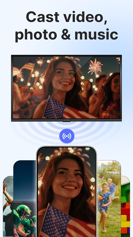 Truyền phát video, ảnh, và âm nhạc trong CastDuo MOD APK