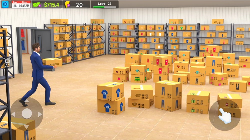 clothing-shop-mod-apk-8 Nhập thật nhiều mẫu mã khác nhau để đa dạng số quần áo cửa cửa hàng bạn trong Clothing Shop MOD APK