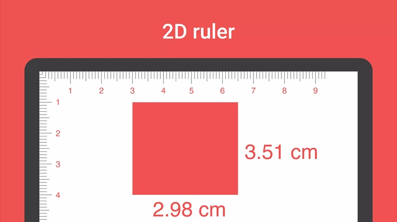 digital-ruler-mod-apk-2 Trải nghiệm chế độ đo 2D để do những vật dụng trên mặt phẳng trong Digital Ruler MOD APK