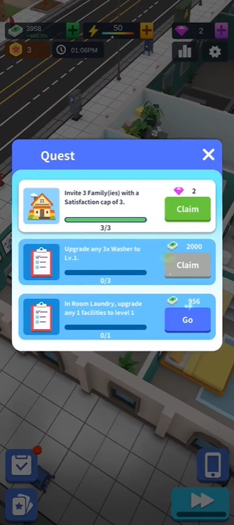 idle-landlord-mod-apk-3 Hoàn thành tất cả các nhiệm vụ để nhận phần thưởng trong Idle Landlord Sim MOD APK