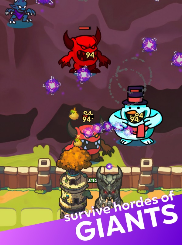 kingdom-towers-mod-apk-2 Chống lại những gã quái vật khổng lồ trong Kingdom Towers MOD APK