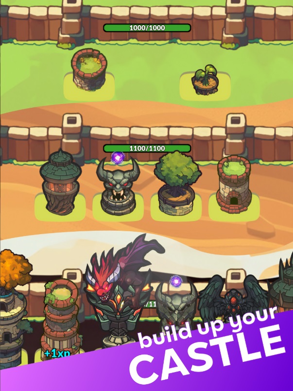 kingdom-towers-mod-apk-4 Sắp xếp đội hình chiến đấu của bạn sao cho hợp lý nhất trong Kingdom Towers MOD APK