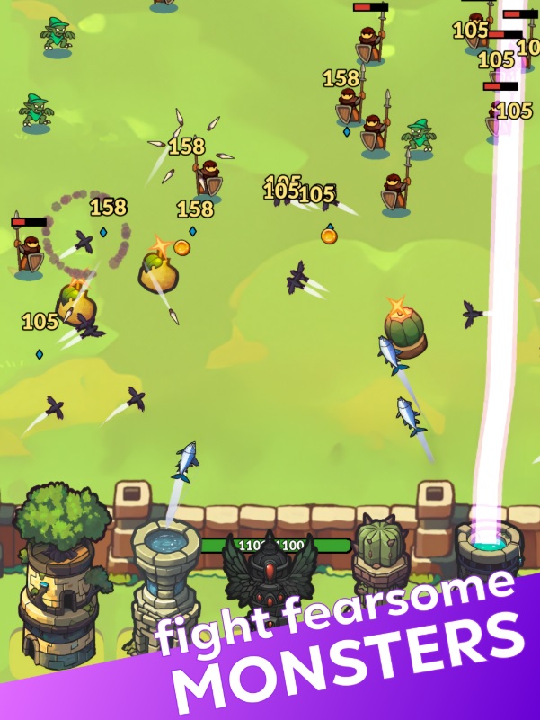 kingdom-towers-mod-apk Tham chiến với những kẻ thù để bảo vệ vương quốc của mình trong Kingdom Towers