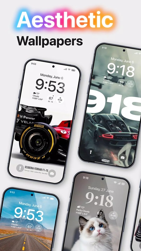 launcher-os-mod-apk-3 Thoải mái sáng tạo và thay đổi hình nền theo sở thích trong Launcher OS MOD APK