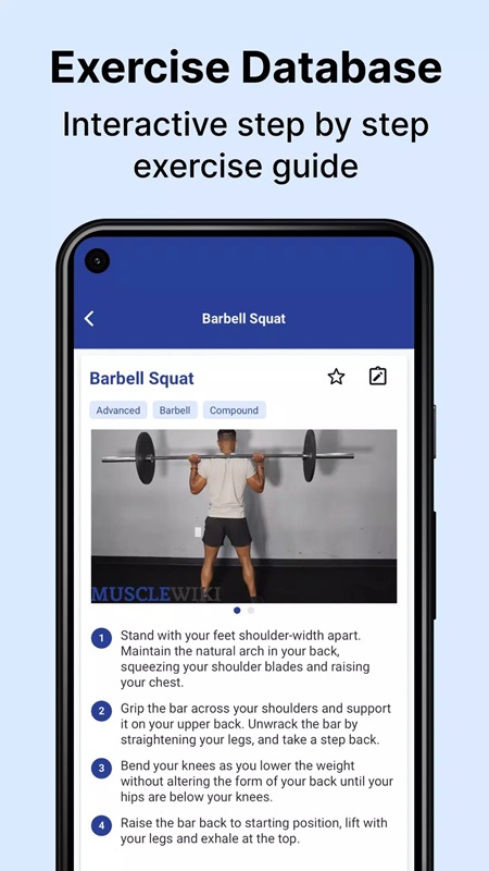 musclewiki-mod-apk-2 Khám phá nhiều bài tập thể hình kèm hướng dẫn tập chi tiết trong MuscleWiki MOD APK