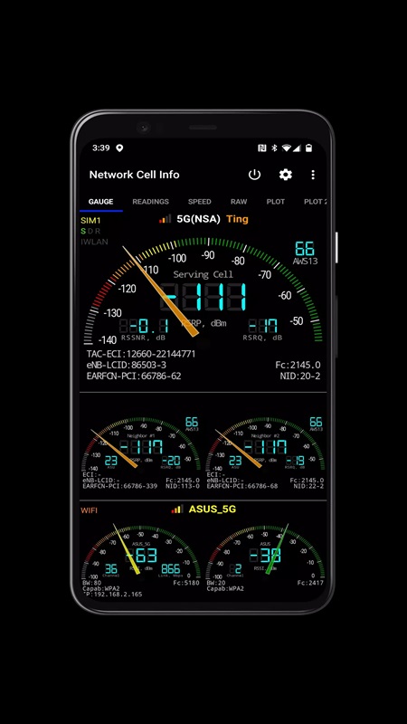 network-cell-info-wifi-mod-apk-1 Khám phá công cụ đo lường và chẩn đoán tín hiệu mạng trong Network Cell Info & Wifi MOD APK