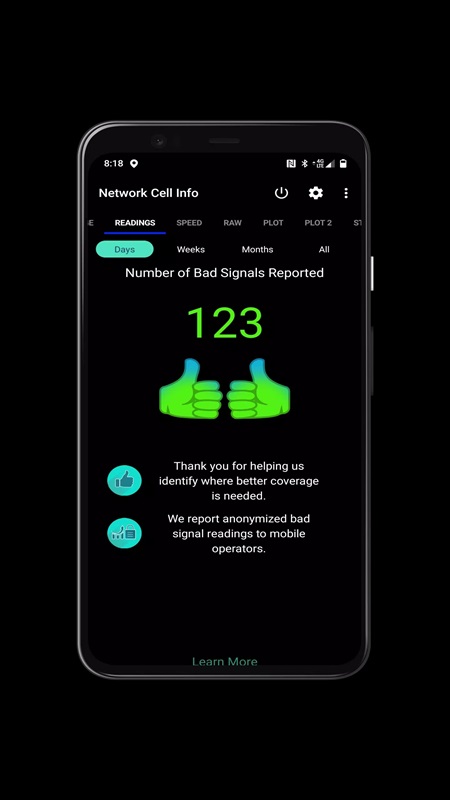 network-cell-info-wifi-mod-apk-4 Nắm bắt được tình trạng mạng kém ở các khu vực thông qua báo cáo tín hiệu trong Network Cell Info & Wifi MOD APK