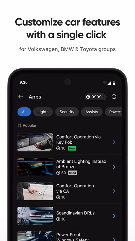 obdeleven-mod-apk-2 Tùy chỉnh các tính năng của xe chỉ với một lần chạm trong OBDeleven MOD APK
