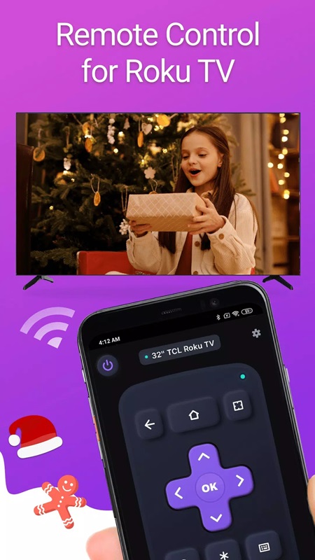 Được thiết kế với giao diện đơn giản, dễ sử dụng trong Remote for Roku MOD APK