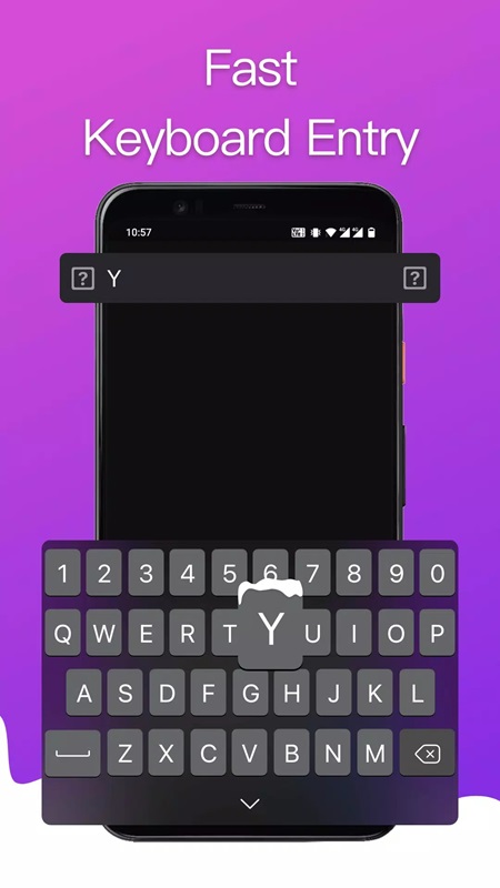 Rút ngắn thời gian nhập văn bản thông qua bàn phím ảo trong Remote for Roku MOD APK