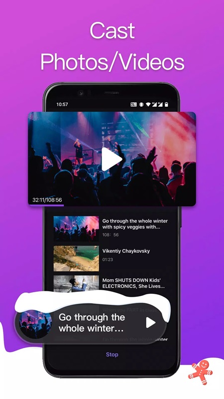 Thoải mái lựa chọn các video và chương trình yêu thích trong Remote for Roku MOD APK