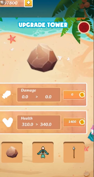 tower-vs-crabs-mod-apk-3 Nâng cấp sức mạnh của tòa tháp trong Tower vs Crabs MOD APK